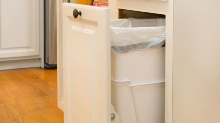 How to Hide Trash Cans In Kitchen Cabinet