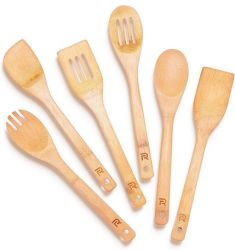 Riveira Bamboo Wooden Spoons for Cooking utensils